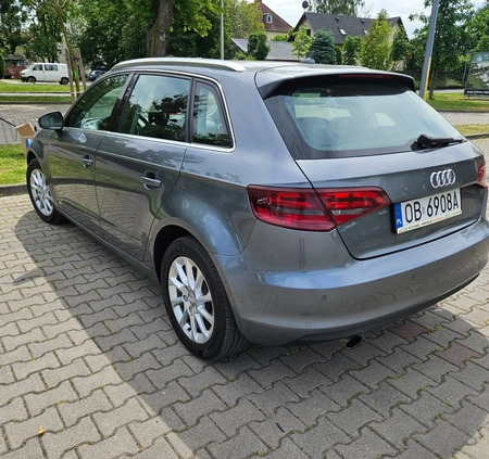 Audi A3 cena 44000 przebieg: 264000, rok produkcji 2015 z Brzeg małe 22